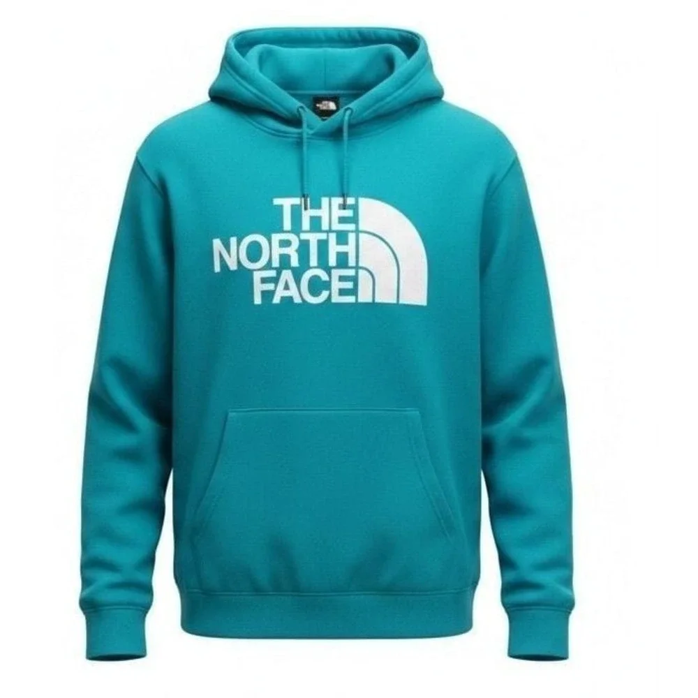 New The North Face Men's Half Dome Pullover Hoodie Blue Size L